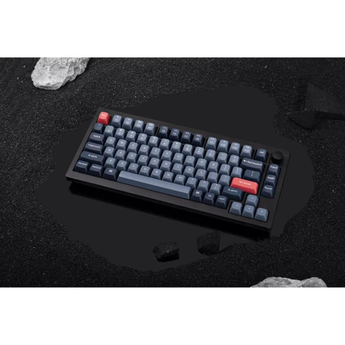 Клавиатура Keychron V1 Max 84 Key RGB Hot-Swap Gateron Jupiter Banana Knob Carbon Black (V1MD4_KEYCHRON): Интерфейс подключения Bluetooth