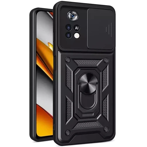 Чехол для телефонов Mobile Case Camshield Serge Ring Black for Xiaomi Poco M4 Pro 4G