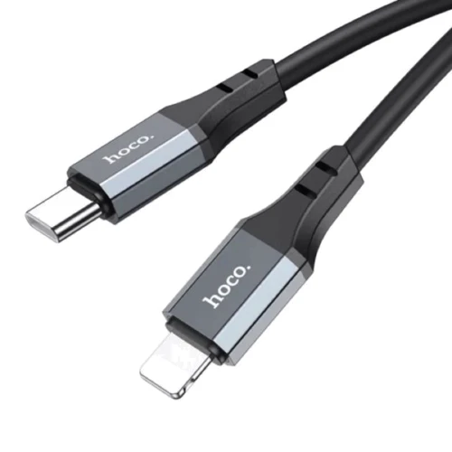 Кабель Hoco Cable USB-C to Lightning X92 Honest 2.4A 3m Black фото 3