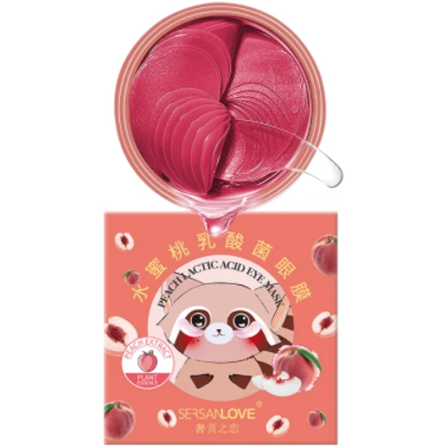 Sersanlove Peach Lactic Acid Eye Mask Гидрогелевые патчи с экстрактом персика 60 шт.