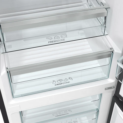 Холодильник Gorenje NRK6201SYBK: Тип xолодільнік двокамерний