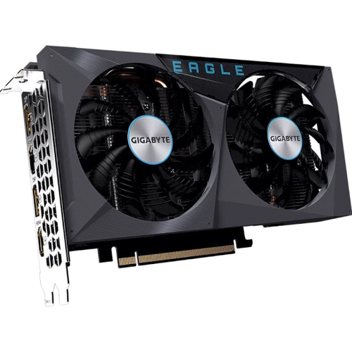 Видеокарта GIGABYTE GeForce RTX 3050 EAGLE OC 8G (GV-N3050EAGLE OC-8GD): Объем памяти, Гб 8