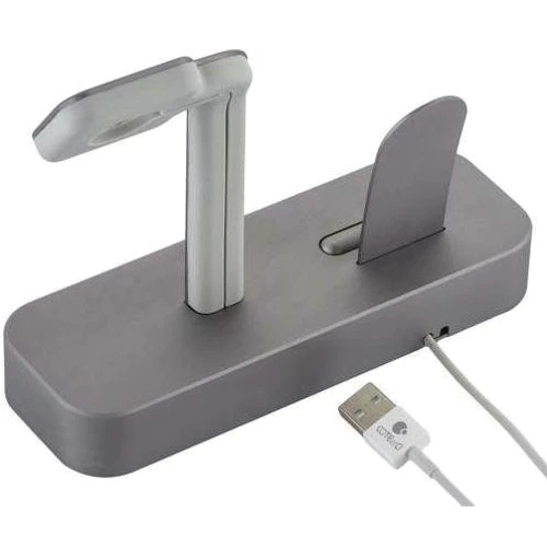 Док-станция COTEetCI Base5 Dock Stand Gray (CS2095-GY) for Apple iPhone and Apple Watch фото 1
