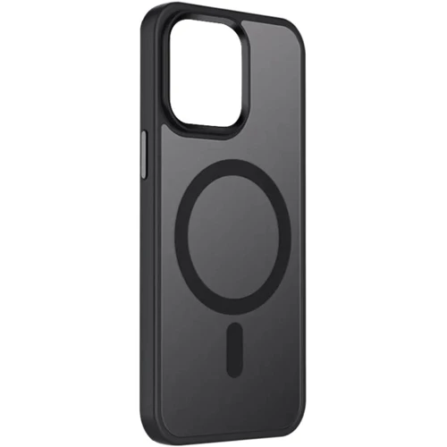 Чехол для iPhone Mobile Case TPU+PC Metal Buttons with MagSafe Colorful Black for iPhone 15 Pro Max