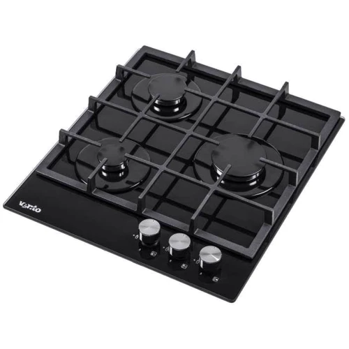 Варочная поверхность газовая Ventolux HG430-M1G CS (BK): Размеры для встраивания (ШxГ) 41.5x47 см