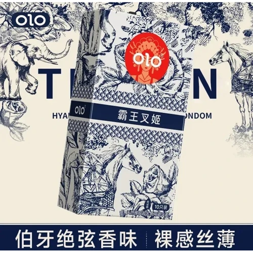 Ультратонкі презервативи з ароматом кави OLO Bawang Chaji, 10 шт