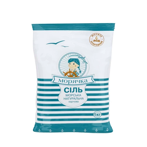 Упаковка Соль морская пищевая Морячка помол №1 5х1000 г (УП4820106490118)