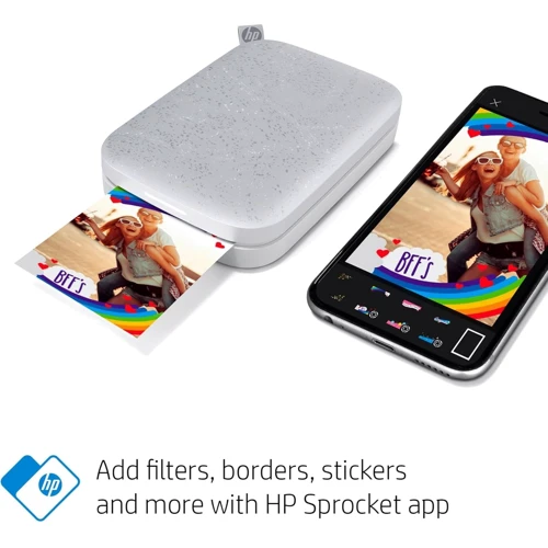 HP Sprocket 2x3 Luna Pearl (HPISPW)
