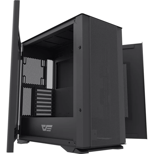 Корпус DarkFlash DLX200 Mesh Black: Материал передней панели металл