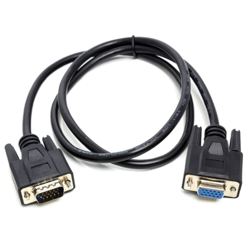 Кабель і перехідник PowerPlant VGA M/F 1.0m (CA911967)