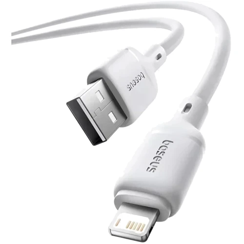 Кабель Baseus USB Cable to Lightning Silky Series 2.4A 2m White (P10377702213-01): Тип USB Cable - Lightning