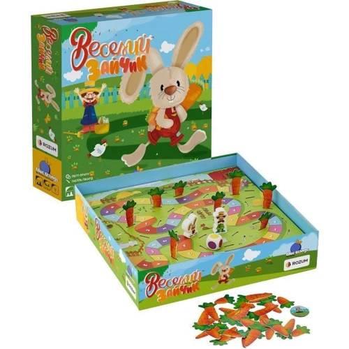 Настільна гра Rozum Веселий зайчик (Happy Bunny) (R018UA): Вид на ловкость