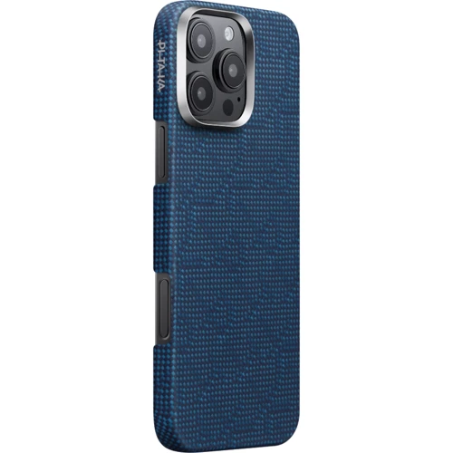 Чехол для iPhone Pitaka Monogram Tactile Woven Case Dark Blue for iPhone 16 Pro Max
