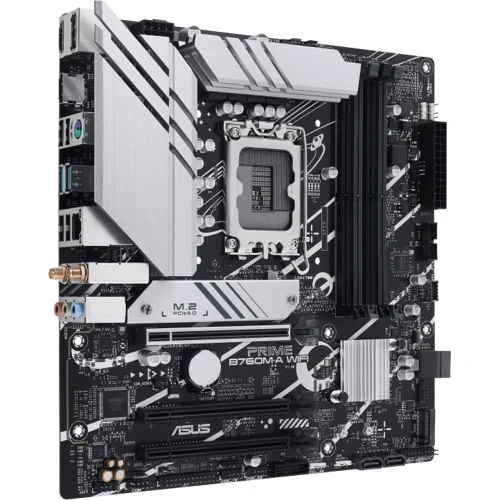 ASUS PRIME B760M-A WIFI: Оперативна пам'ять 4xDDR5 7200+ МГц, до 128 ГБ