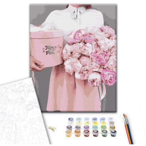 Картина по номерам Brushme Пионы в подарок 40х50 см (BS37543): Производитель Brushme