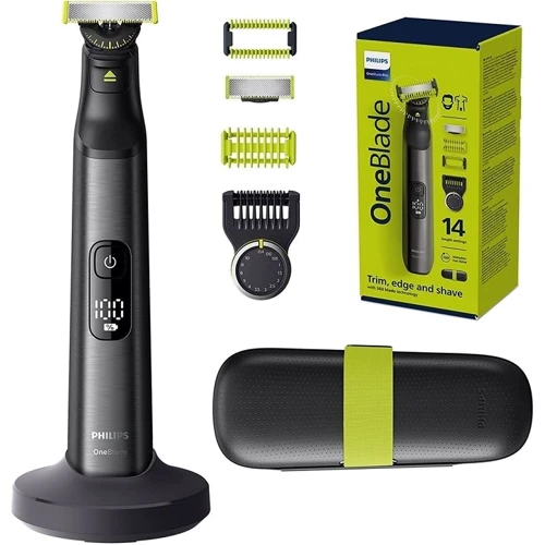 Машинка для стрижки (триммер) Philips OneBlade QP6651/30: Зона применения Для тела, Для лица, Для усов, Для бороды