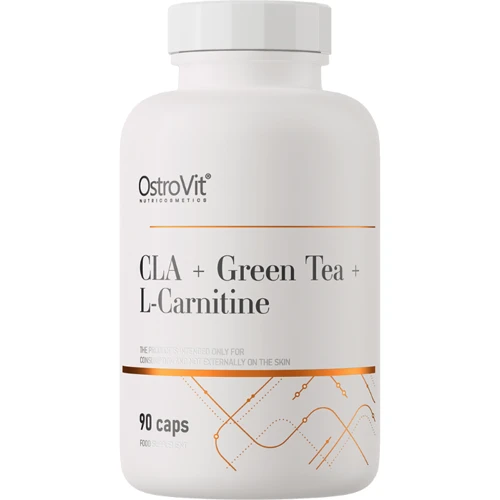 Жироспалювач OstroVit CLA+Green tea+L-Carnitine 90 caps