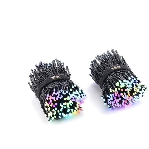 Smart LED Гирлянда Twinkly Strings RGB 600_ BT+WiFi_ Gen II_ IP44 кабель черный: Длина, м 48