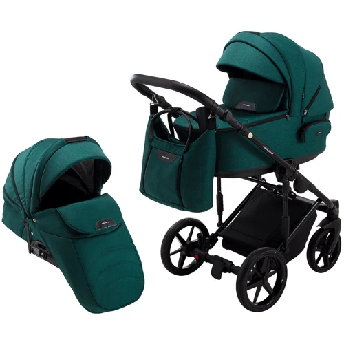 Коляска 2 в 1 Adamex Porto Light Tip TK-52 темно-зеленый (625701): Тип коляски Универсальная коляска (2-в-1)