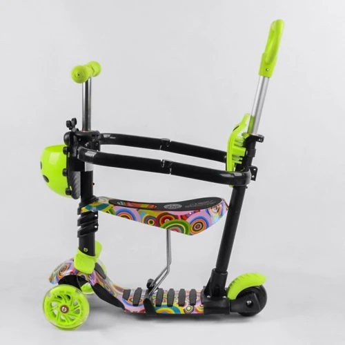 Самокат Best Scooter с защитным бампером салатовый (S 6732): Тип колес литые