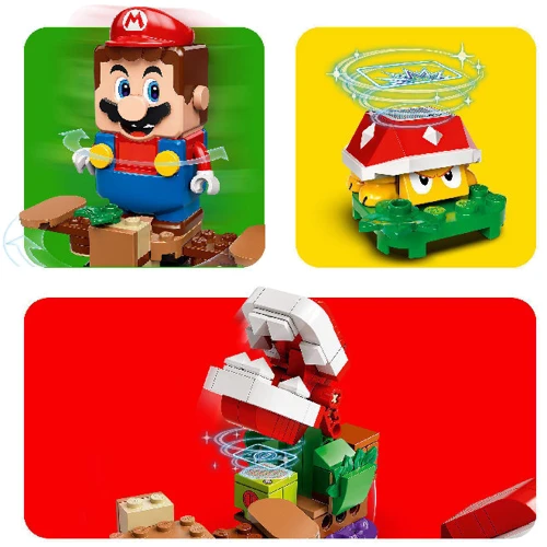 LEGO Super Mario Головоломка с растением-пираньей. Дополнительный уровень (71382) фото 4