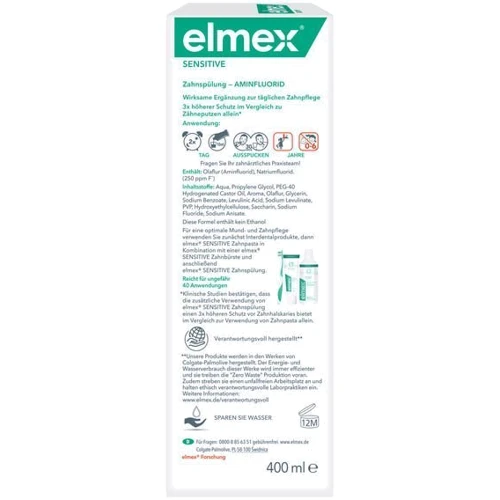 Elmex Ополіскувач Сенситив Плюс 400 мл: Клас косметики Масс-маркет