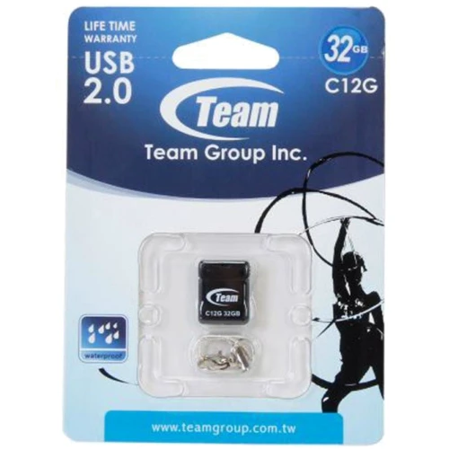 USB-флешка Team 32GB C12G USB 2.0 Black (TC12G32GB01): Максимальная скорость записи, МБ/с 10