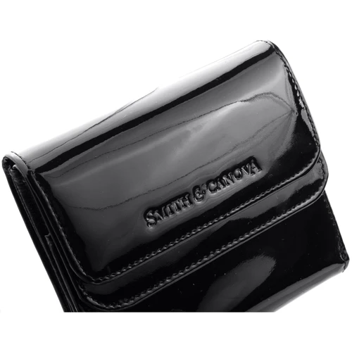 Женский кошелек Smith&Canova черный (FUL-28611-blkpatent): Формат кошелька Горизонтальный