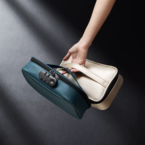 Кейс для игрушек Dorcel Discreet Вox Luxury Green, кодовый замок, 27×16×7,62 см