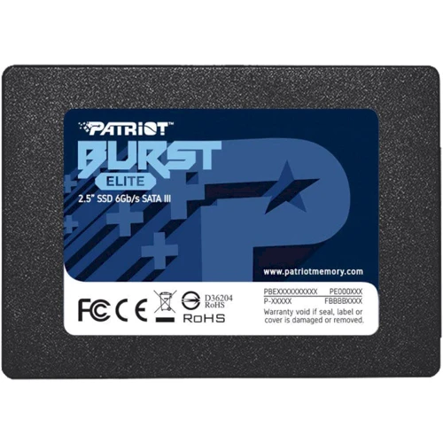 PATRIOT Burst Elite 1.92 TB (PBE192TS25SSDR) UA: Тип накопителя внутренний