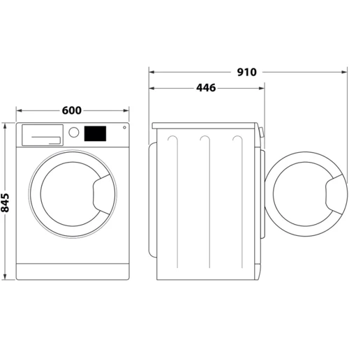 Стиральная машина Indesit IM 600 MY TIME UA: Загрузка белья (стирка), кг 6