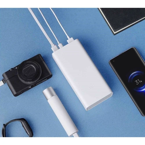 Зовнішній акумулятор Xiaomi Mi Power Bank 3 30000mAh Quick Charge 18W White (PB3018ZM/VXN4307CN) фото 9