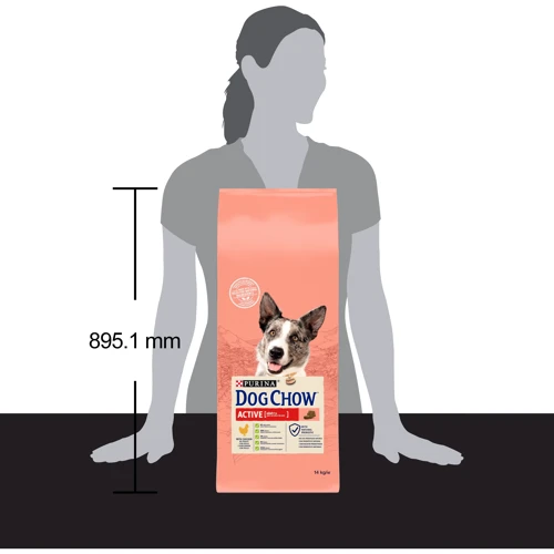 Сухой корм Dog Chow Active Adult 1+ для собак с повышенной активностью с курицей 14кг (12362214): Свойства Основное питание, Для активных собак