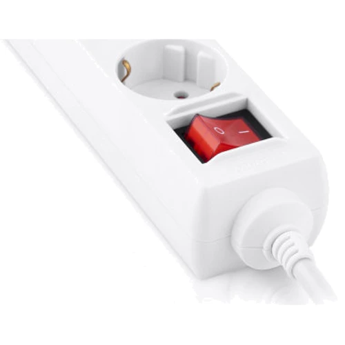 Сетевой фильтр REAL-EL RS-Protect M 1.8m, white (EL122300025): Тип подключения фильтра Евровилка