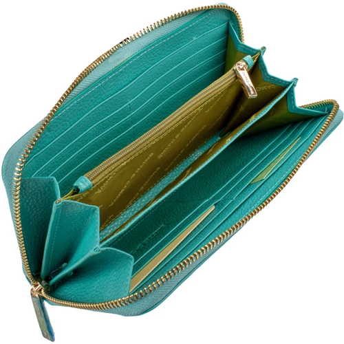Жіночий гаманець Smith & Canova бірюзовий (FUL-28537-peacock): Тип Гаманці