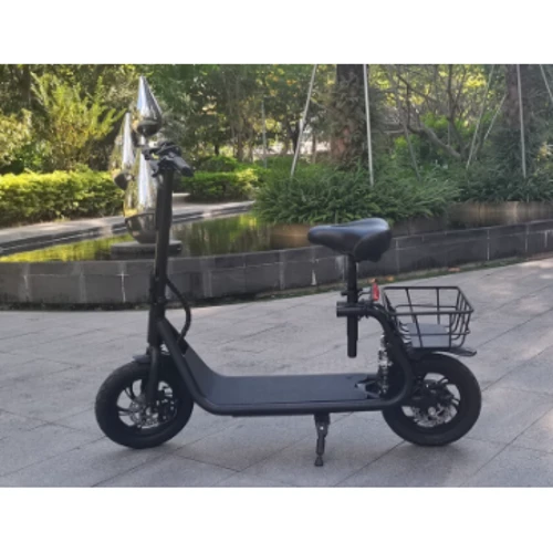 Електроскутер MiniScooter M11 (500 Вт, 10,2 А/год, 36 В, 25 км/год), колеса 12", чорний: Колір черный