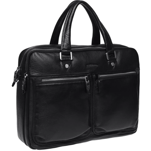 Мужская сумка мессенджер Giorgio Ferretti черная (3703q11-black) фото 10