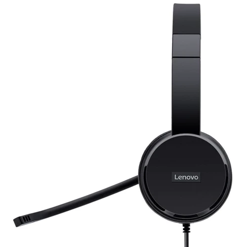 Наушники Lenovo 100 Stereo USB Headset (4XD0X88524): Тип конструкции накладные