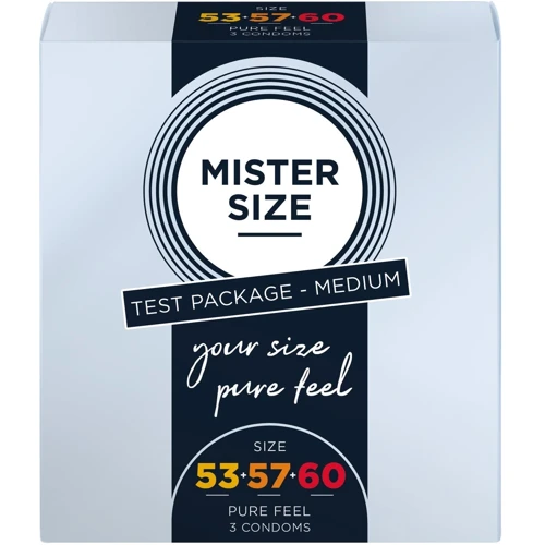 Презервативы Mister Size Testbox 53-57-60 (3 pcs)