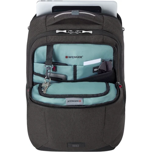 Сумка для ноутбуков Wenger 16" MX Professional Gray: Вместимость ноутбук, телефон, планшет, аксессуары