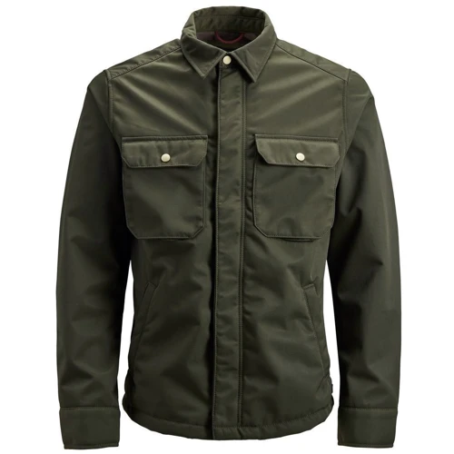 Куртка Jack & Jones 88278906 48 зеленая демисезон: Фасон Приталенный