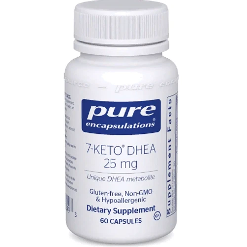 Pure Encapsulations 7-Keto DHEA 25 mg 7-Кето Дегидроэпиандростерон 60 капсул
