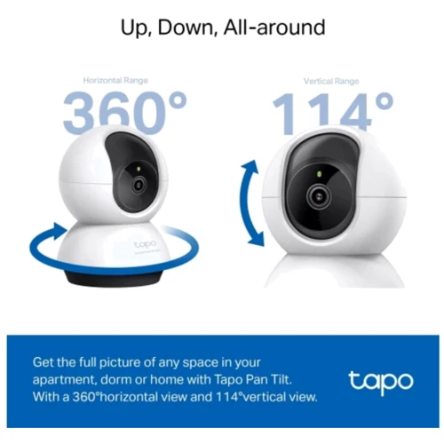 IP-камера відеоспостереження TP-Link Tapo C220 N300 (4 MP/4 mm): Тип підключення до інтернету Проводное