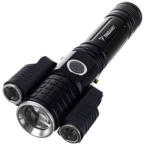 Ліхтар туристичний Trizand Searchlight ручний T6 2 LED ZOOM, 600 mAh