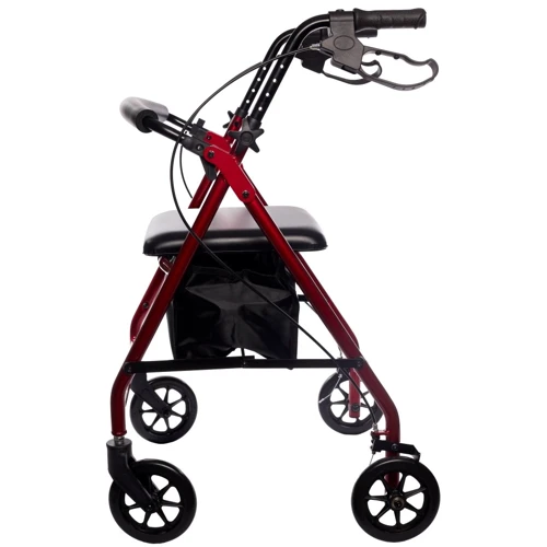 Ходунки на колесах Doctor Life 18231 Aluminum Rollator с повышенной надежностью и функциональностью (2000444021546)