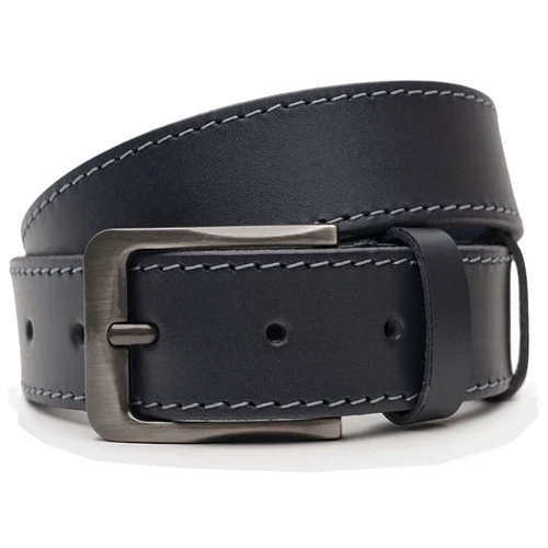 Мужской ремень Borsa Leather синий (V1115FX39-navy)