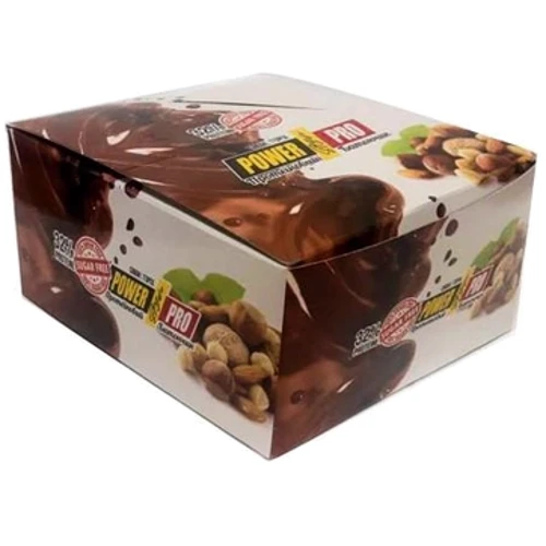 Протеиновый батончик Power Pro 32% Protein Bar Nutella-5 Sugar Free 20х60 g / nuts