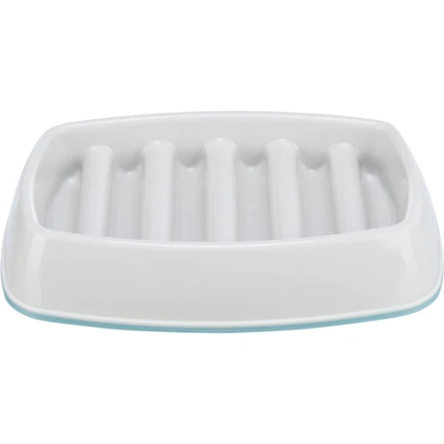 Миска для котов Trixie для медленного кормления 0.25 л 21x14 см серая (4047974251928)