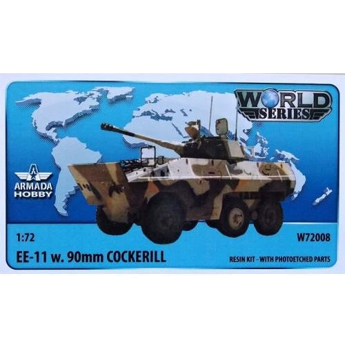 Бронеавтомобиль Armada Hobby EE-11 URUTU с 90 мм пушкой Cockerill ARH-W72008