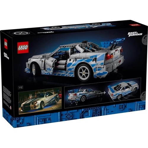 Авто-конструктор LEGO Technic Подвійний форсаж Nissan Skyline GT-R (R34) (42210)